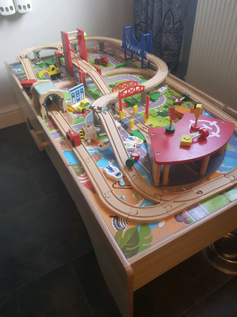 squirrel train table